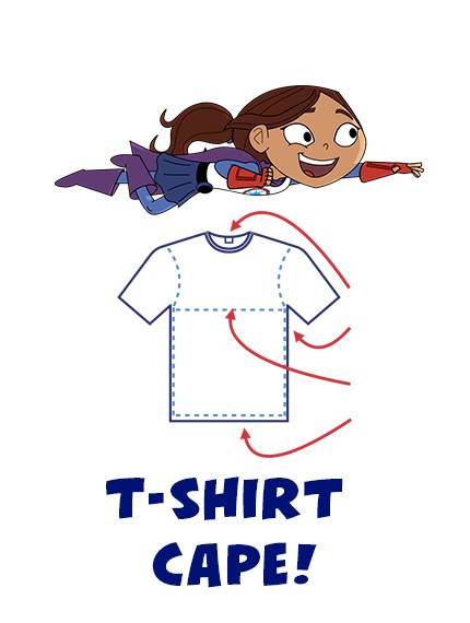 T-Shirt Cape - Hero Elementary