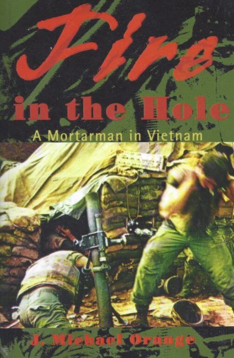 Book cover. Image is off soldiers ducking for cover amid a sandbag bunker.