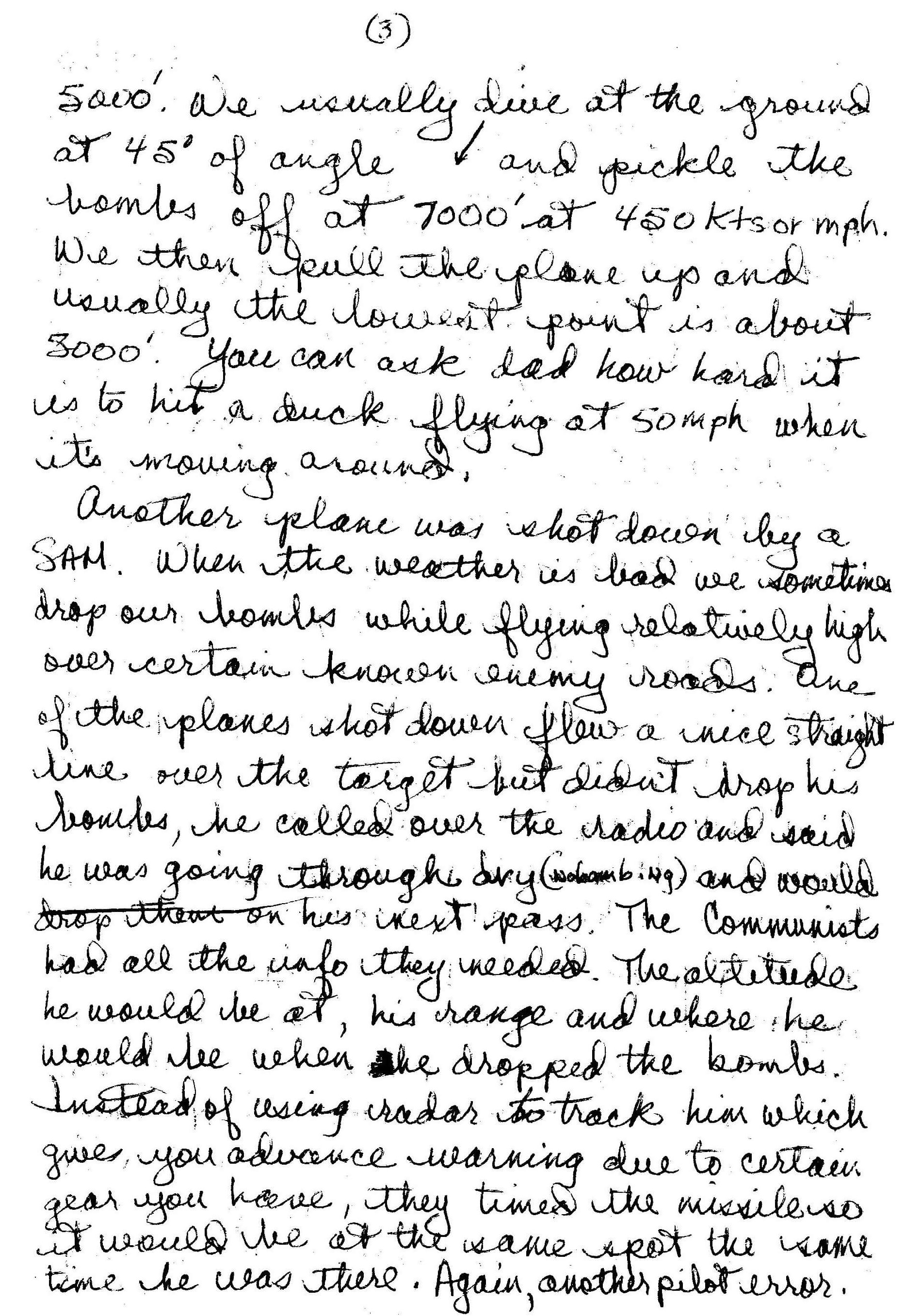 Page 3 of a letter home.