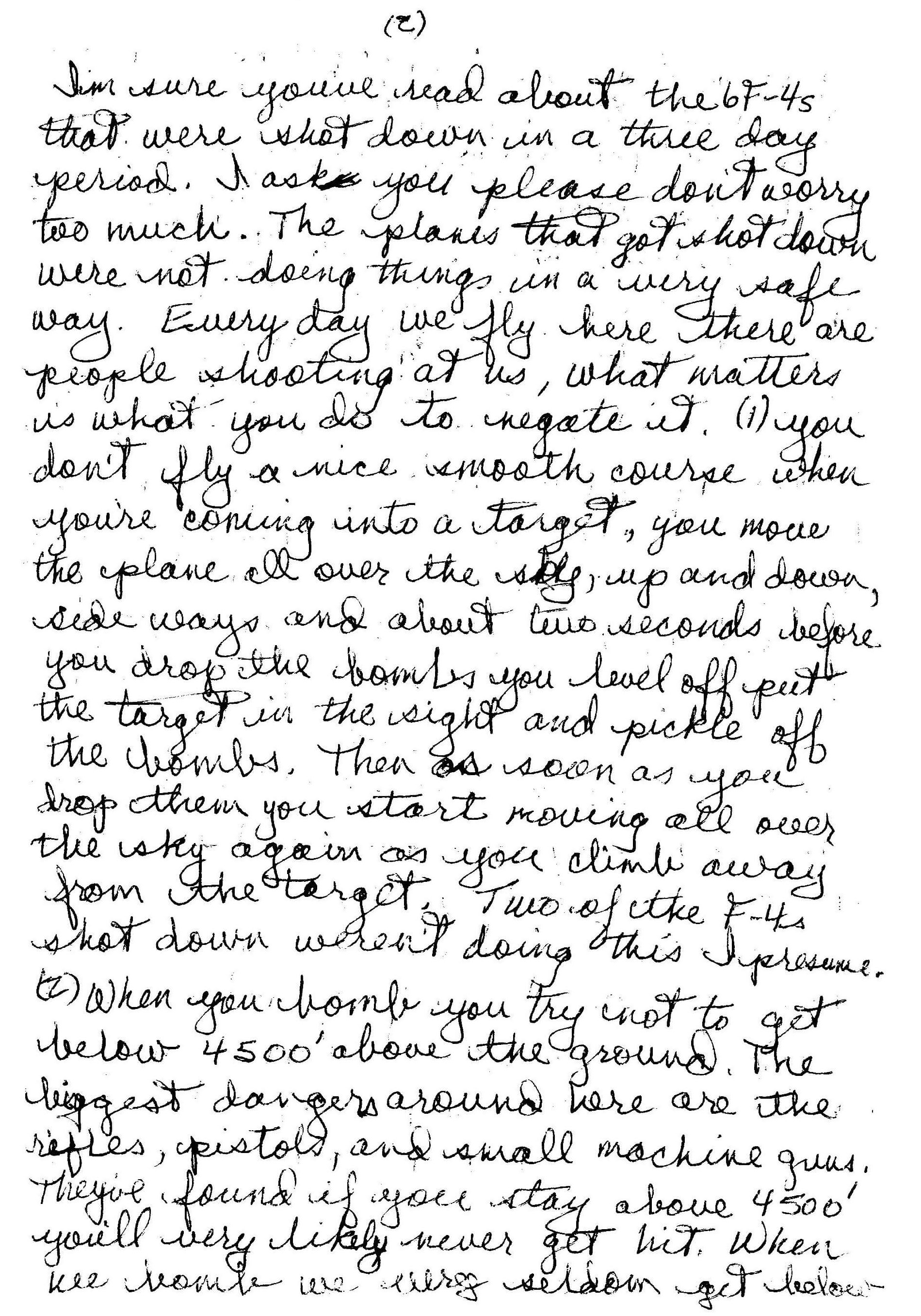 Page 2 of a letter home.