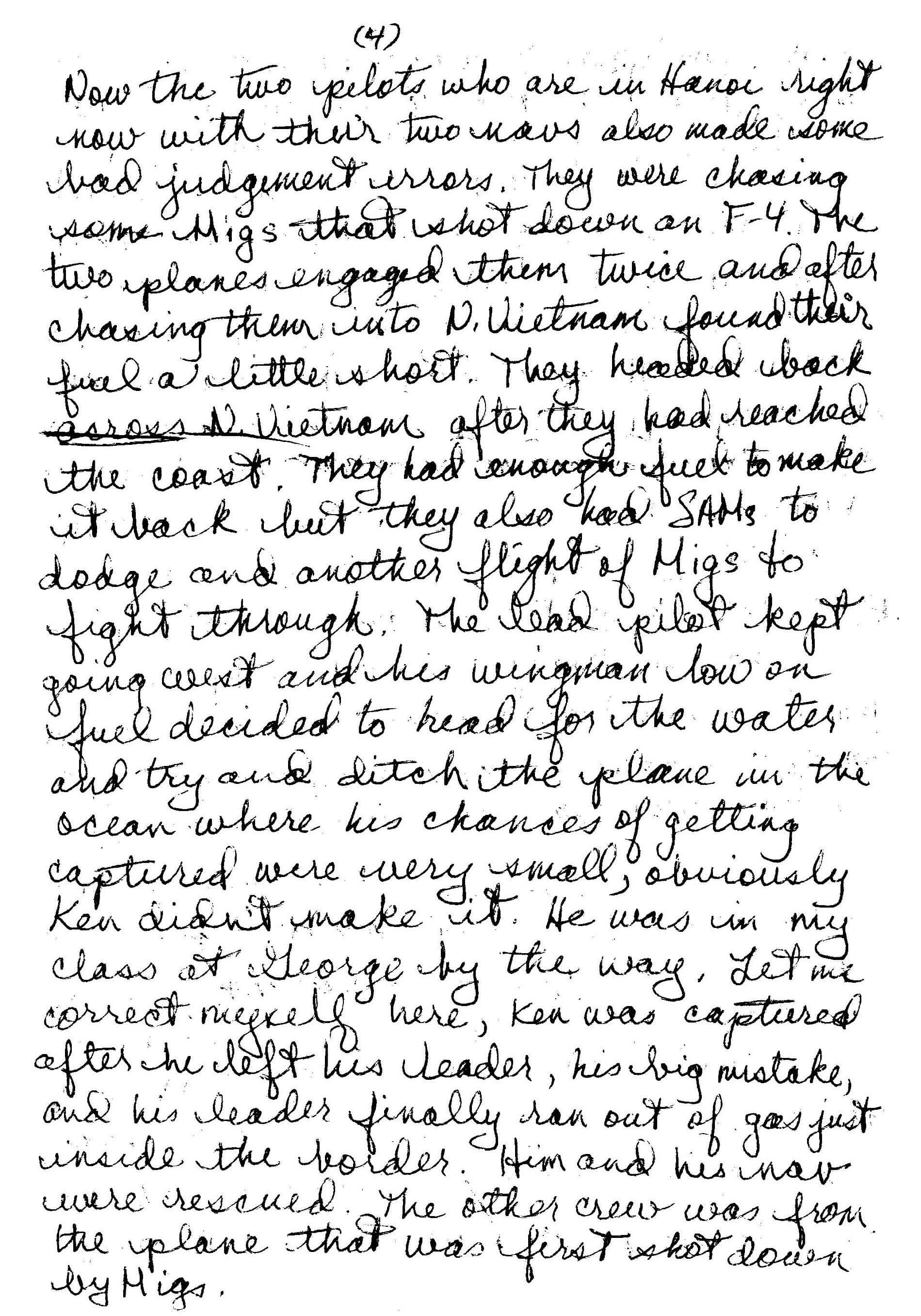 Page 4 of a letter home.