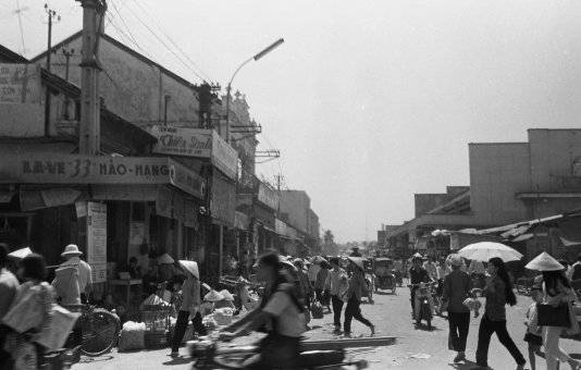 Saigon street scene.
