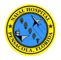 Naval Hospital seal.