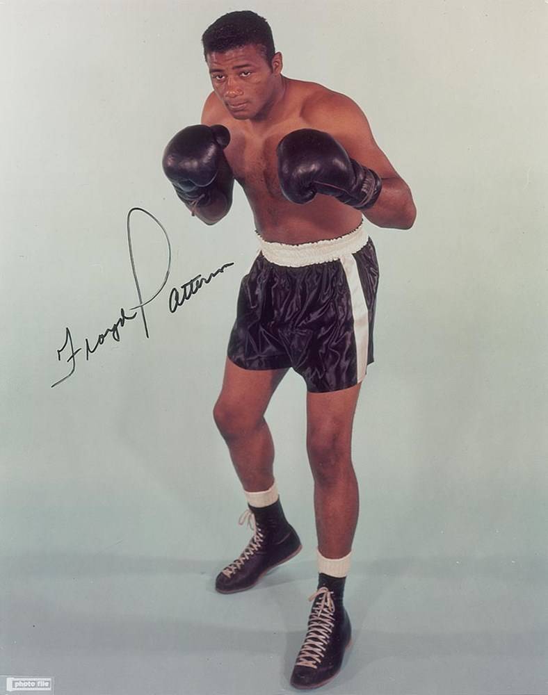 Signed photograph of boxer Floyd Patterson.