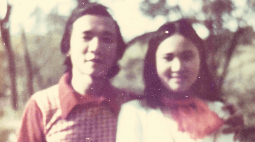 A young Vietnamese couple.