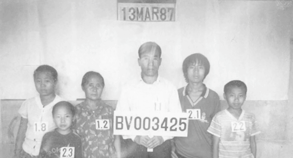 Hmong family portrait.