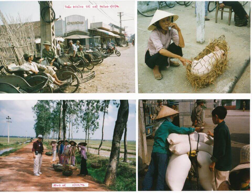 Photos of Vietnam landscapes and people.