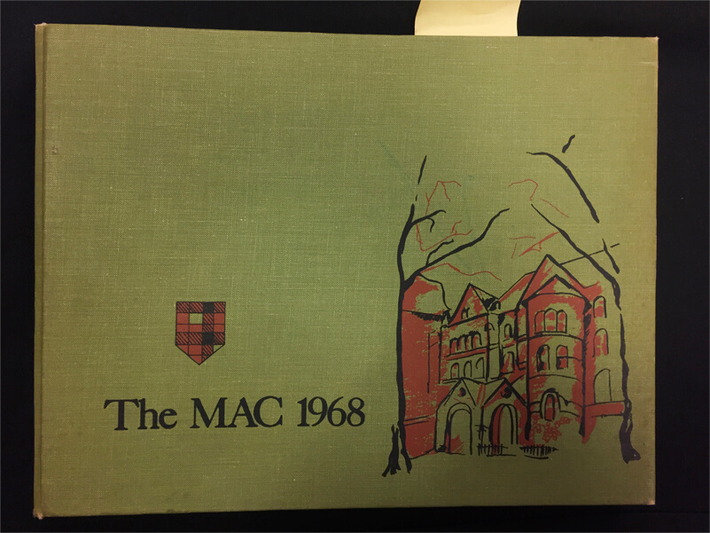 The Mac 1968 Yearbook.