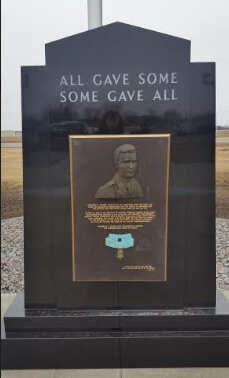 Congressional Medal of Honor memorial for Ken Olson.