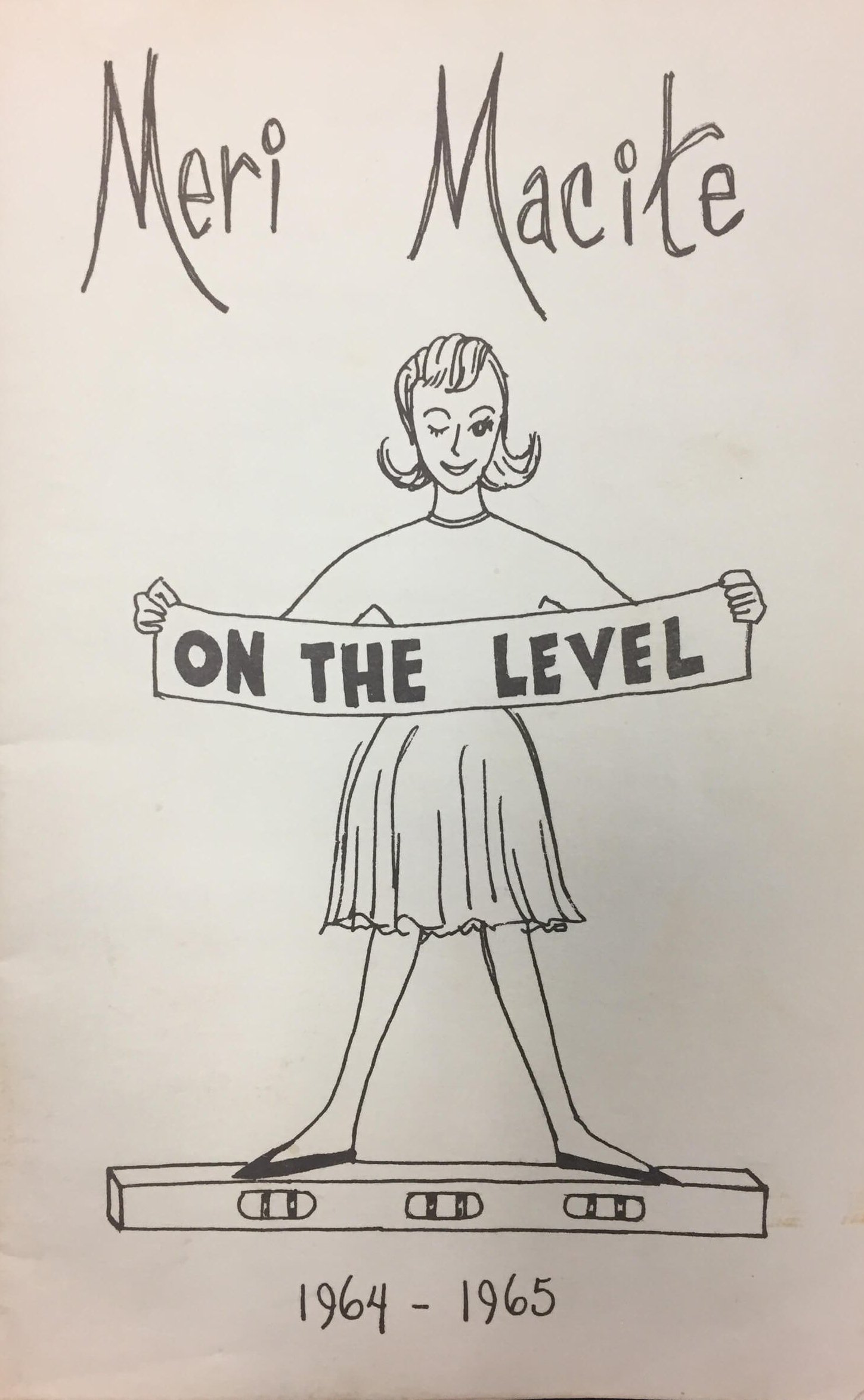 Cover of a student newsletter.