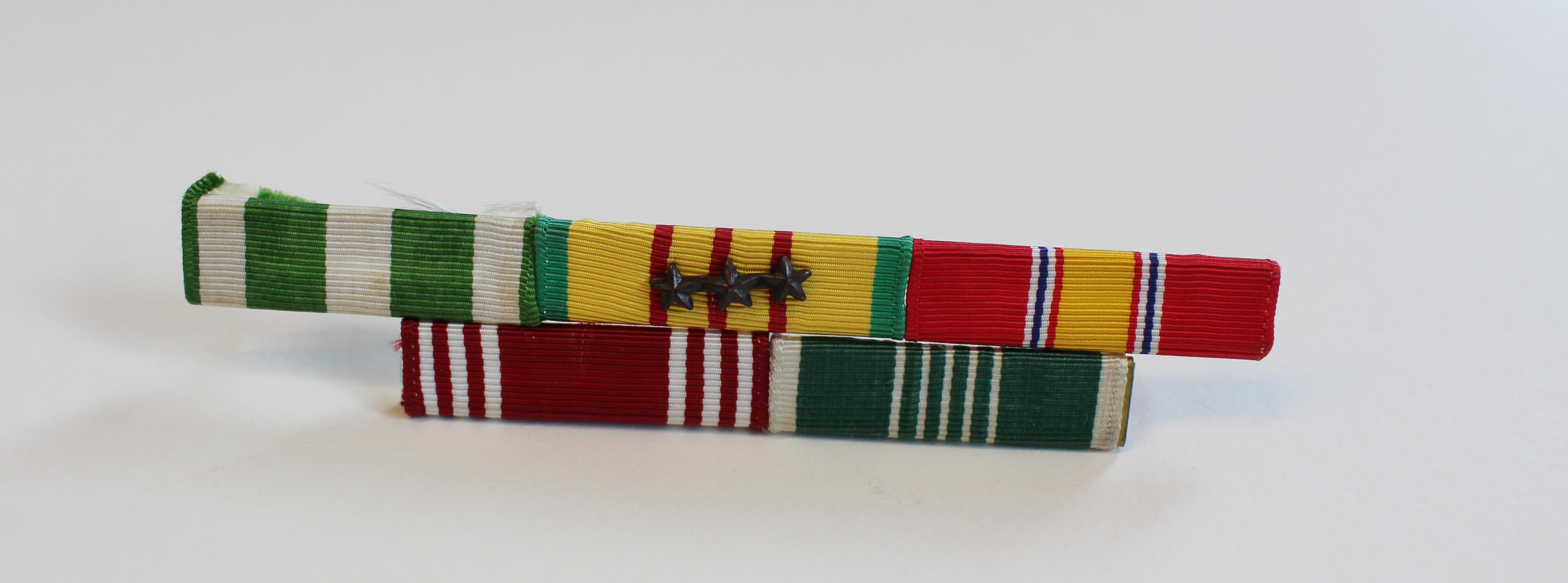 Vietnam War service ribbons.