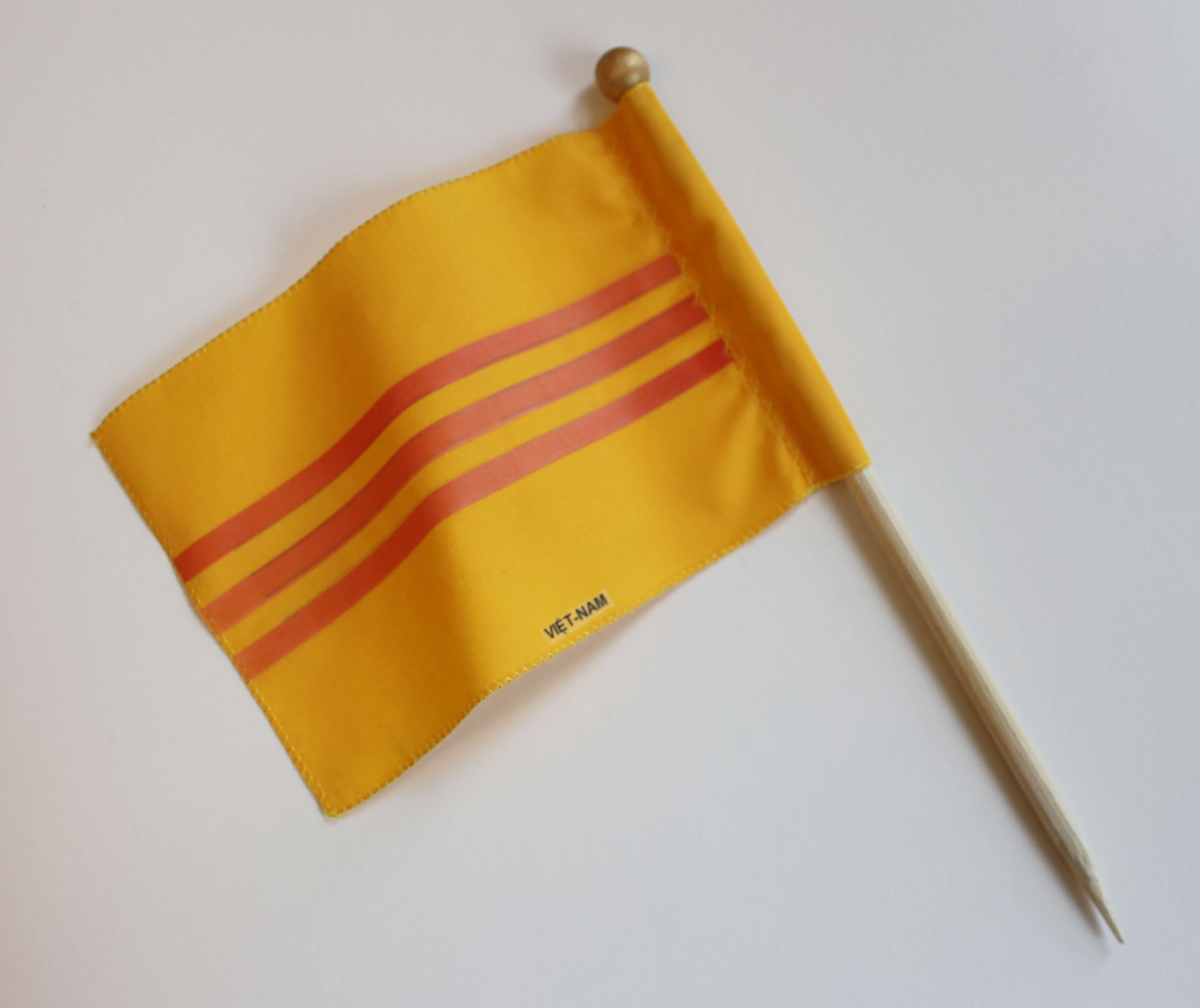 Yellow and red South Vietnamese flag