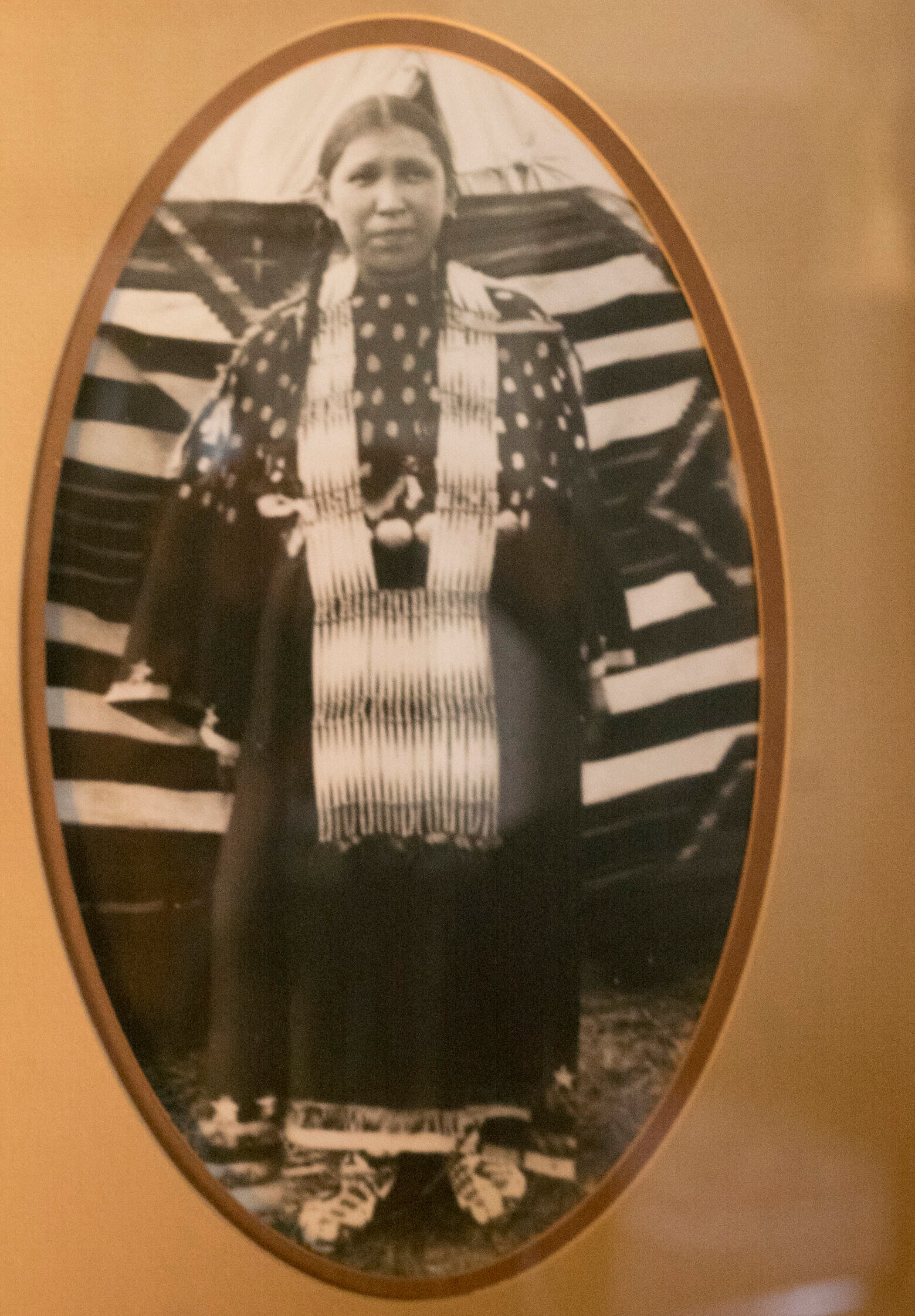 Portrait of a Native American woman