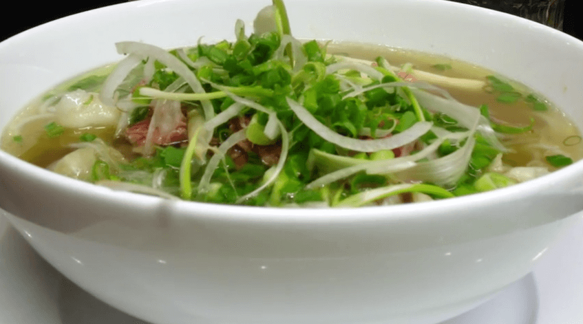 Vietnamese pho noodle soup