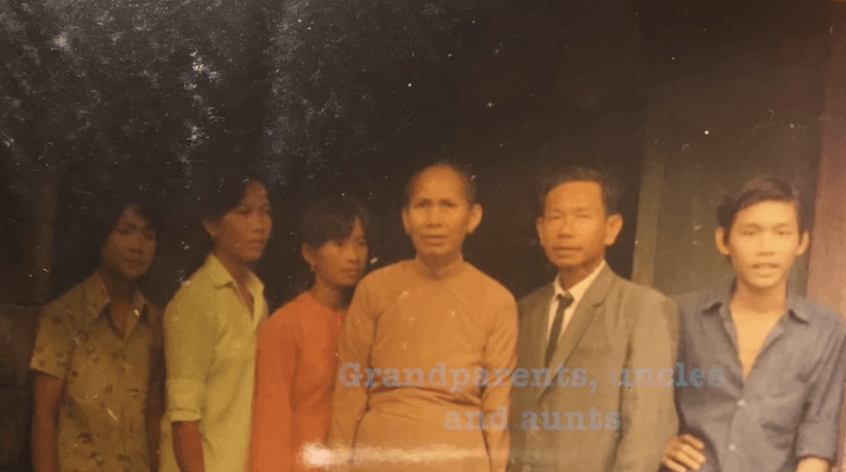 Vietnamese family portrait