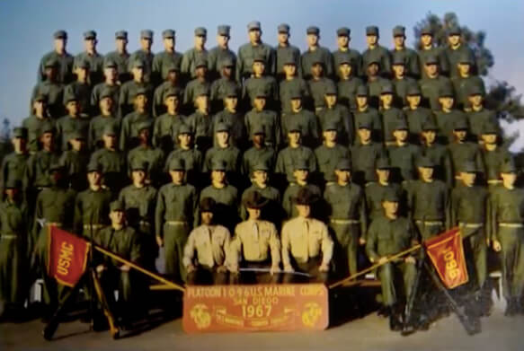 Marines platoon group portrait
