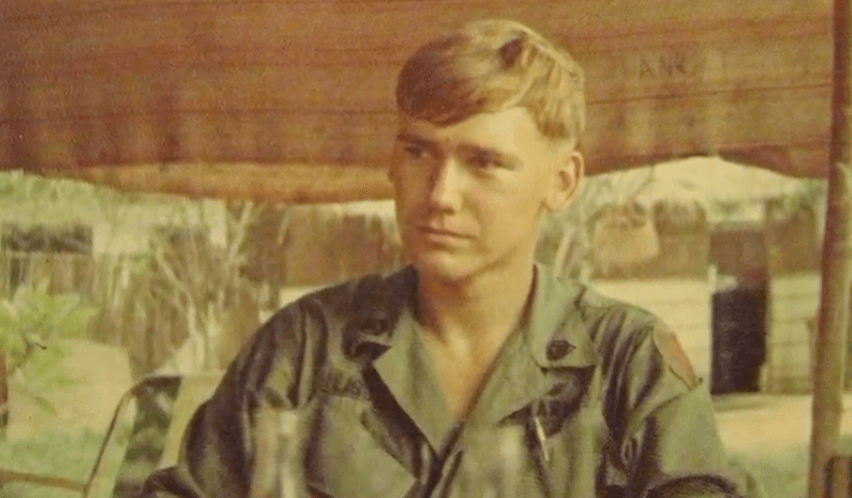 Young Vietnam soldier